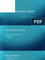 CNS Veikiantys Vaistai PDF