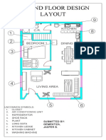 Ground Floor Design Layout: Submitted By: Gementiza, Jasper B
