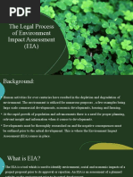 The Legal Process of Environment Impact Assessment