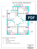 2nd Floor Design Layout With Symbols