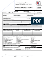 Volunteer Profile Form