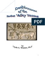The Decipherment of The Indus Valley Writing
