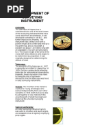 Development of Surveying Instrument