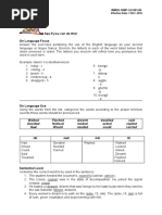 See If You Can Do This! On Language Focus: WMSU-ISMP-GU-001.00