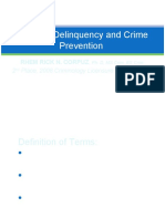 Juvenile Delinquency and Crime Prevention (Autosaved)