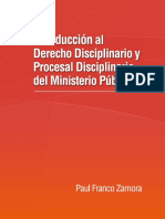 Derecho Disciplinario Ministerio Público - Paul Franco Zamora