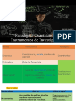 Paradigma Cuantitativo e Instrumentos de Investigación