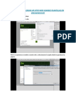 Tutorial para Crear Un Sitio Web Usando Plantillas en Dreamweaver