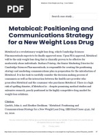 Metabical - A New Weight Loss Drug Case Solution PDF