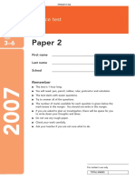 Aaa) KS3 Science 2007 Paper 2 Level 3-6 PDF