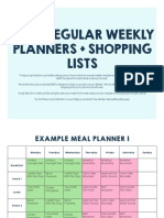 Bare Weekly Planners Shopping Lists PDF