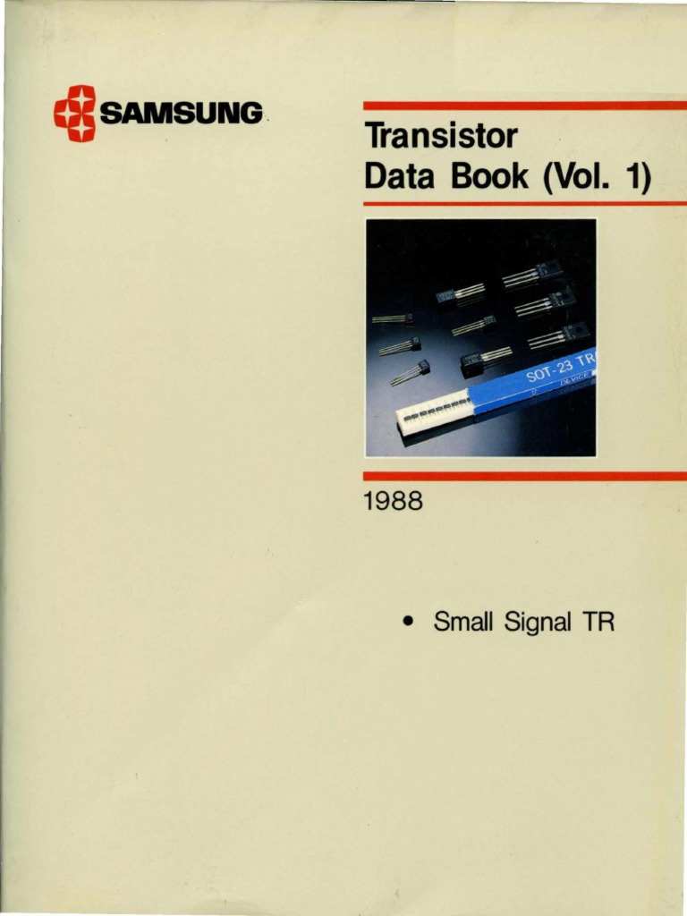 1988 Samsung Transistor Data Book Vol 1 PDF PDF Reliability