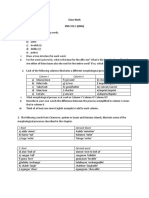 Class Work Eng 312.1 (Hme) : Column I Column Ii Column Iii