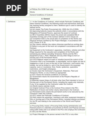 section3_General Conditions of Contract