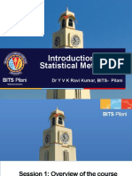 Introduction to Statistical Methods