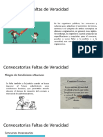 Convocatorias Faltas de Veracidad