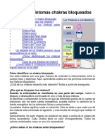 Primeros Sintomas Chakras Bloqueados