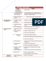 Troubleshooting of SR Stg-Ii