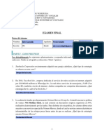 Examen Final Metodología II F1 EAC UCV - Octubre 2020 PDF