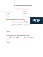 TALLER 2B - INTEGRALES TRIGONOMETRICAS Y SUSTITUCION TRIGONOMETRICAS N°2