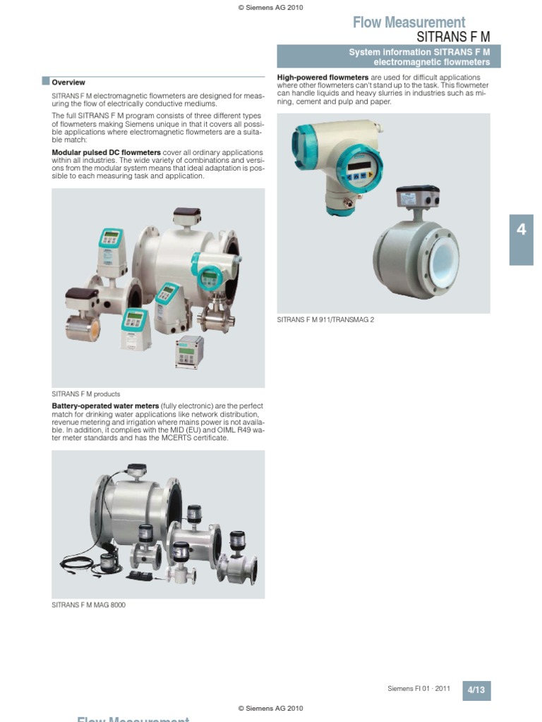 siemens flow Flow Measurement Force