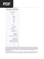 Chronology: Timelines