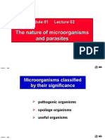 The Nature of Microorganisms and Parasites