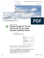 Docker Image For Oracle SOA Suite 12c