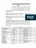 TDR para El Saneamiento Fisico Legal Ultimo