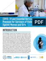 Brief Covid 19 and Essential Services Provision For Survivors of Violence Against Women and Girls en