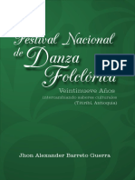 Libro - FESTIVAL NACIONAL DE DANZA FOLCLÓRICA - Digital PDF