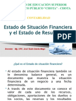 El Estado de Situación Financiera y Estado de Resultados