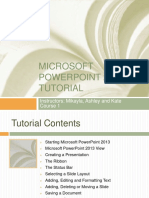 Powerpoint 2013 Tutorial Final