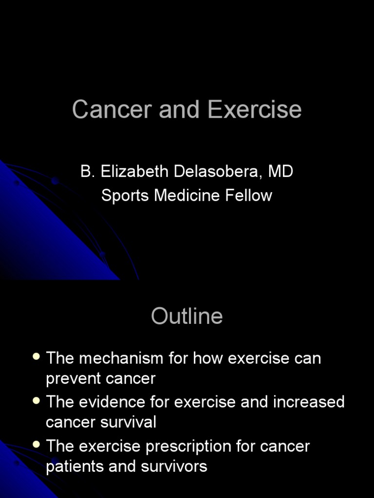 Exercise's Role in Cancer Prevention | PDF | Cancer | Breast Cancer