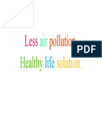 Healthy: Pollution
