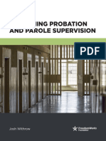 FreedomWorks Issue Brief: Reforming Probation and Parole Supervision