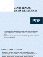 Ecosistemas Acuáticos de Mexico