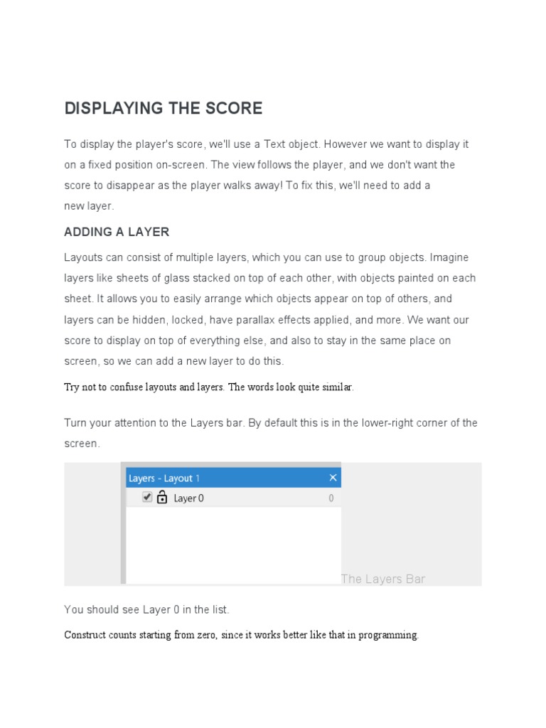 Displaying The Score: Adding A Layer | PDF | Software | Computing