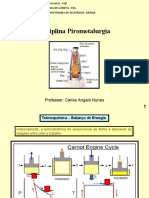 Termodinâmica Química e Balanço de Energia