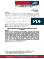 Caracterização e Concentração de Lamas de