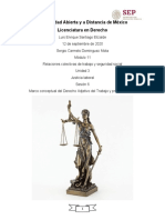 Universidad Abierta y A Distancia de México Licenciatura en Derecho