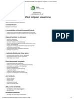 Belföldi Program Koordinátor PDF