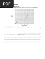 9A Chapter 1 Exam Questions: Q1. A Car Travels Along A Very Busy Road