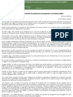 La Inconstitucionalidad Del Depósito de Garantía para La Impugnación en La Licitación Pública PDF