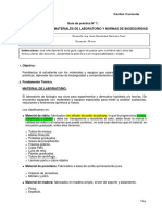 Guía de Práctica #1 - MATERIALES Y EQUIPOS DE LABORATORIO BI9822