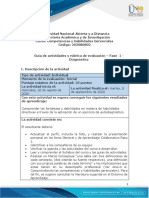 Guia de Actividades y Rúbrica de Evaluación - Fase 1 - Diagnóstico PDF