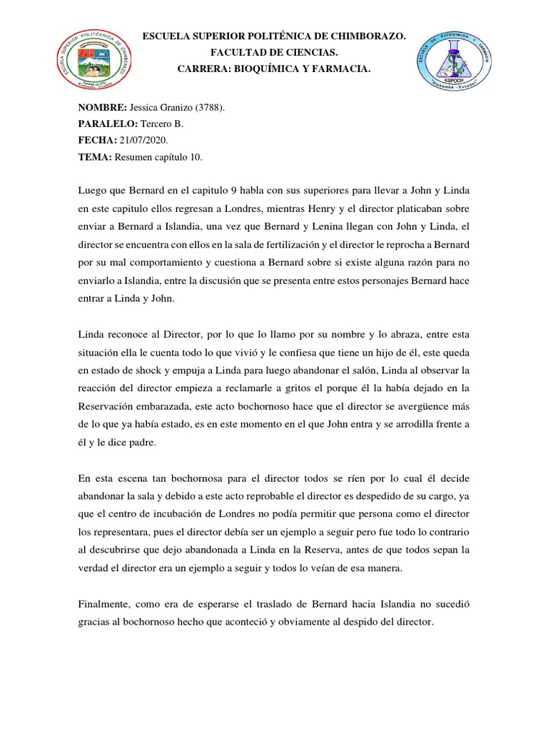 Resumen Capitulo 10 | PDF