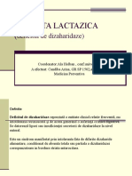 CARENTA LACTAZICA (Deficitul de Dizaharidaze)