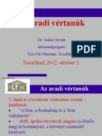 DR Vadasz Istvan Az Aradi Vertanuk