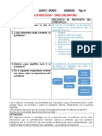 Jornada de Reflexion 5º - Semana 26